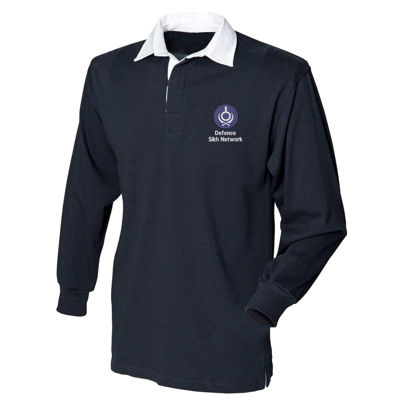 Defence Sikh Network Long Sleeve Rugby Shirt
