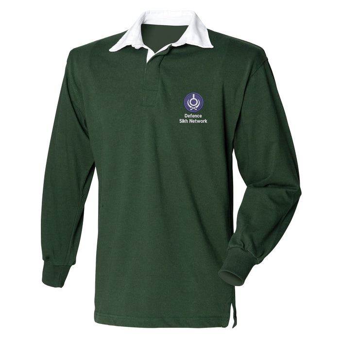 Defence Sikh Network Long Sleeve Rugby Shirt