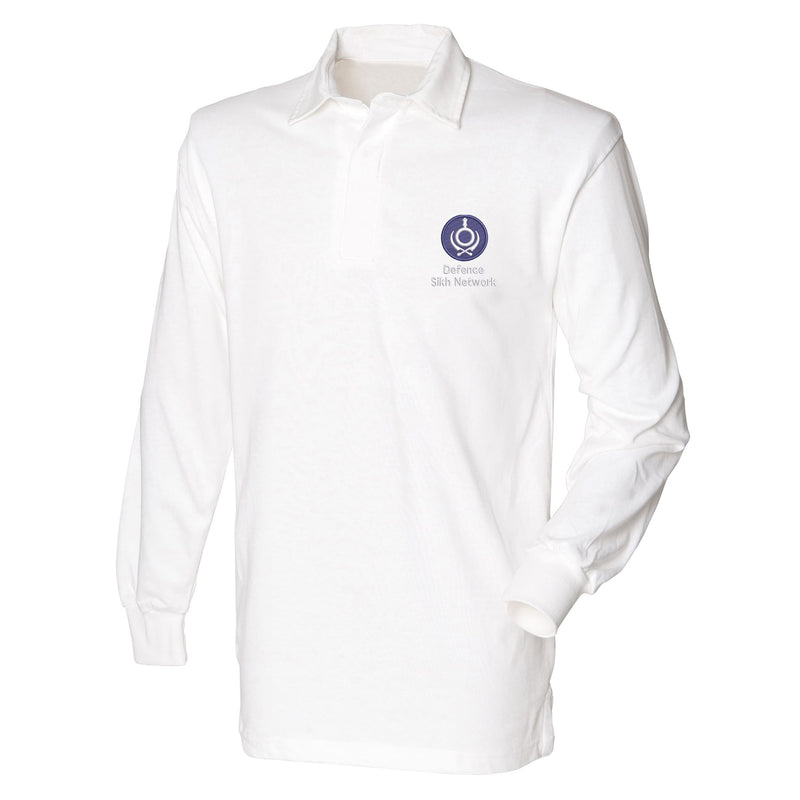 Defence Sikh Network Long Sleeve Rugby Shirt