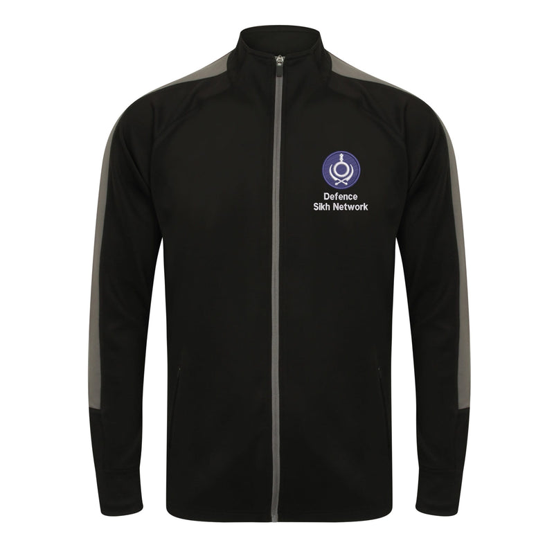 Defence Sikh Network Knitted Tracksuit Top