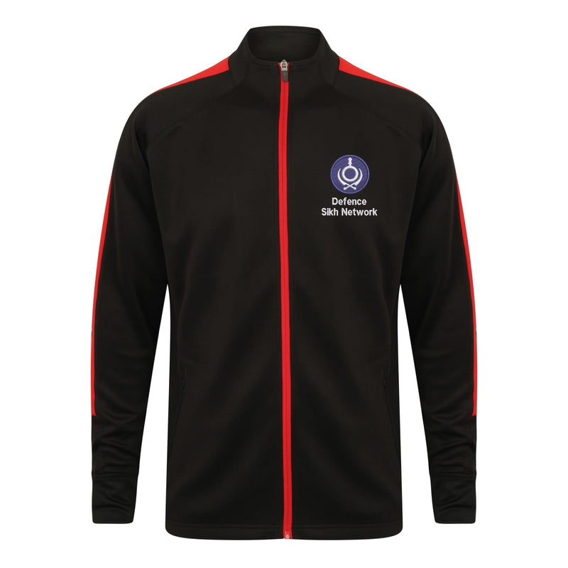 Defence Sikh Network Knitted Tracksuit Top