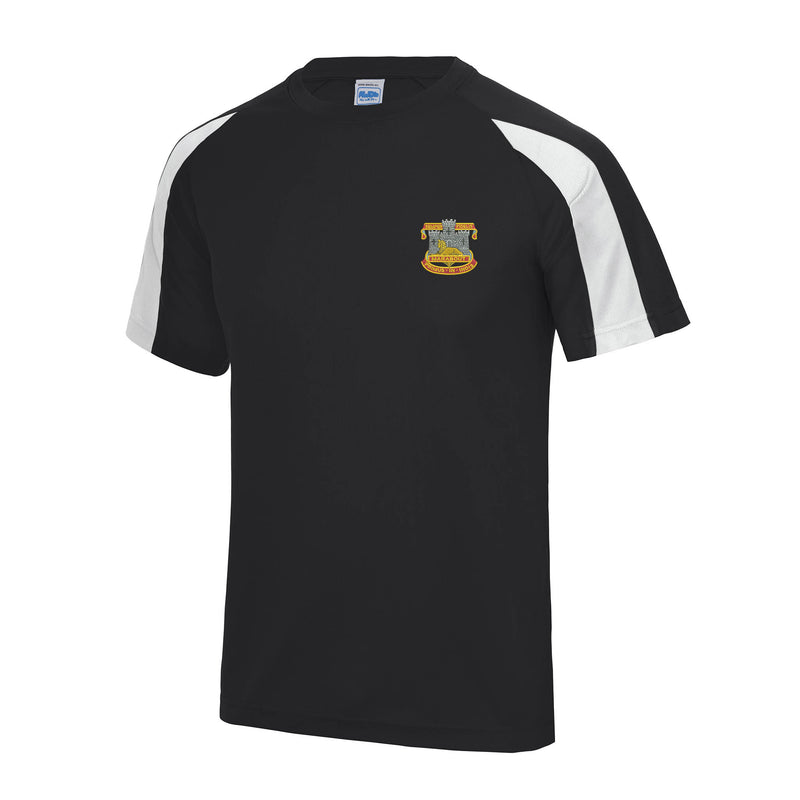 Devon and Dorset Regiment Contrast Polyester T-Shirt