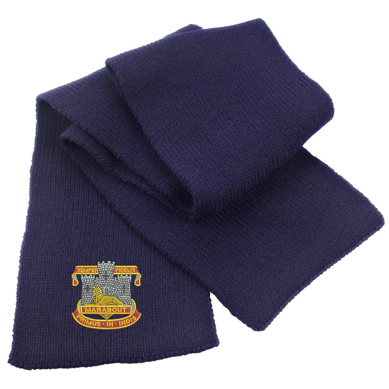 Devon and Dorset Regiment Heavy Knit Scarf