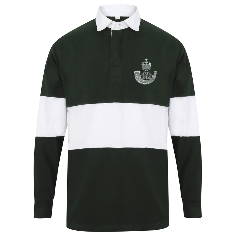 Durham Light Infantry Long Sleeve Panelled Rugby Shirt