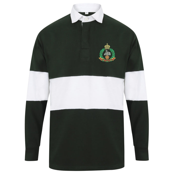 East Lancashire Regiment Long Sleeve Panelled Rugby Shirt