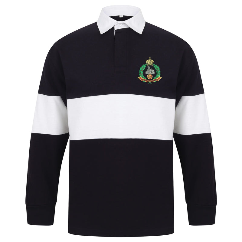 East Lancashire Regiment Long Sleeve Panelled Rugby Shirt