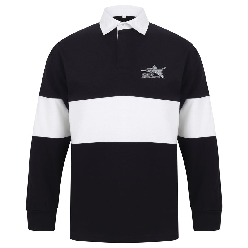 English Electric Lightning Long Sleeve Panelled Rugby Shirt
