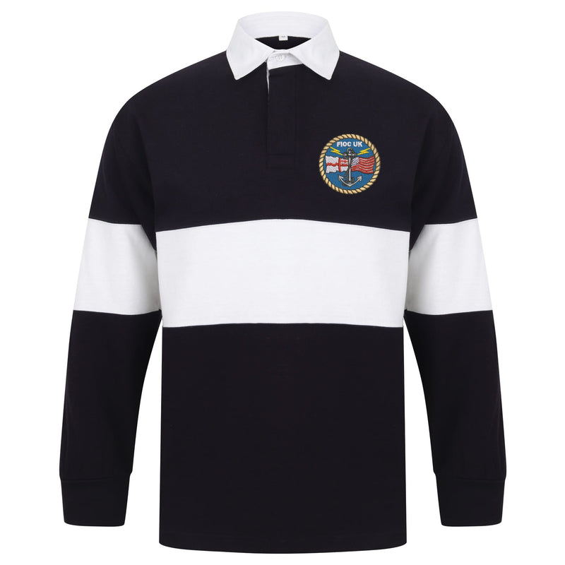 FIOC UK Long Sleeve Panelled Rugby Shirt