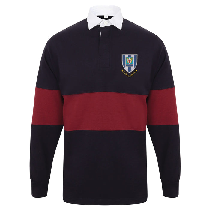 Far East Land Forces Long Sleeve Panelled Rugby Shirt