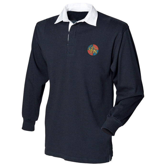 Force Troops Command Long Sleeve Rugby Shirt