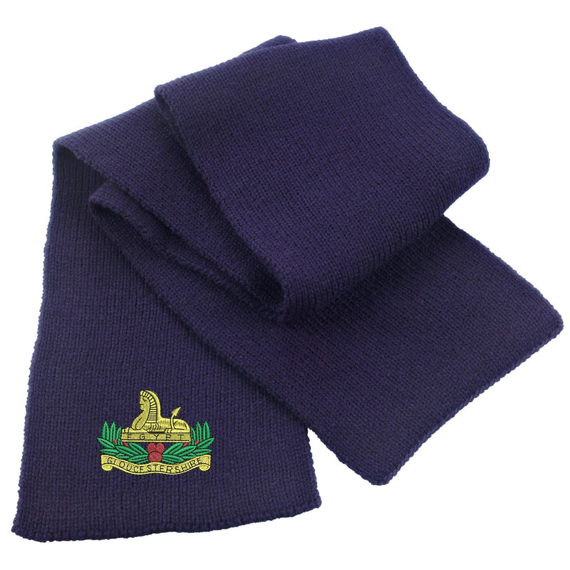 Gloucestershire Regiment Heavy Knit Scarf