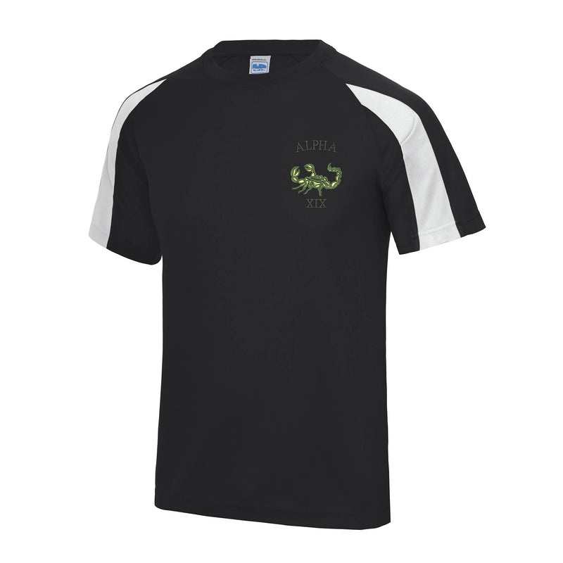 Green Howards Alpha Company Contrast Polyester T-Shirt