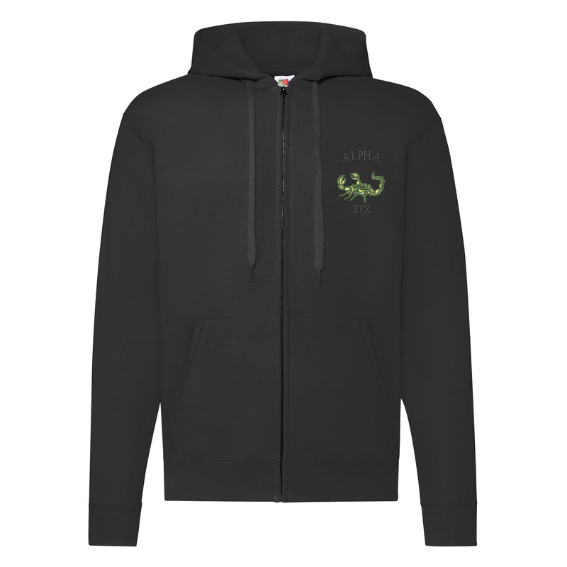 Green Howards Alpha Company Zipped Hoodie