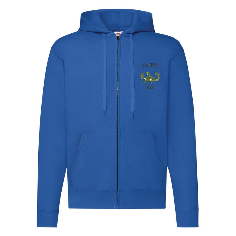 Green Howards Alpha Company Zipped Hoodie