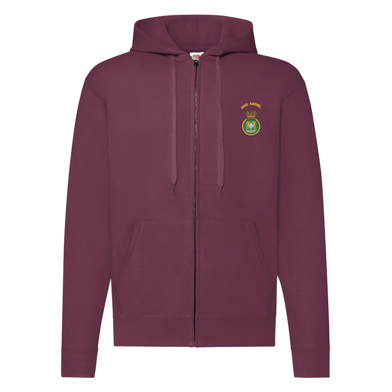 HMS Abdiel Zipped Hoodie