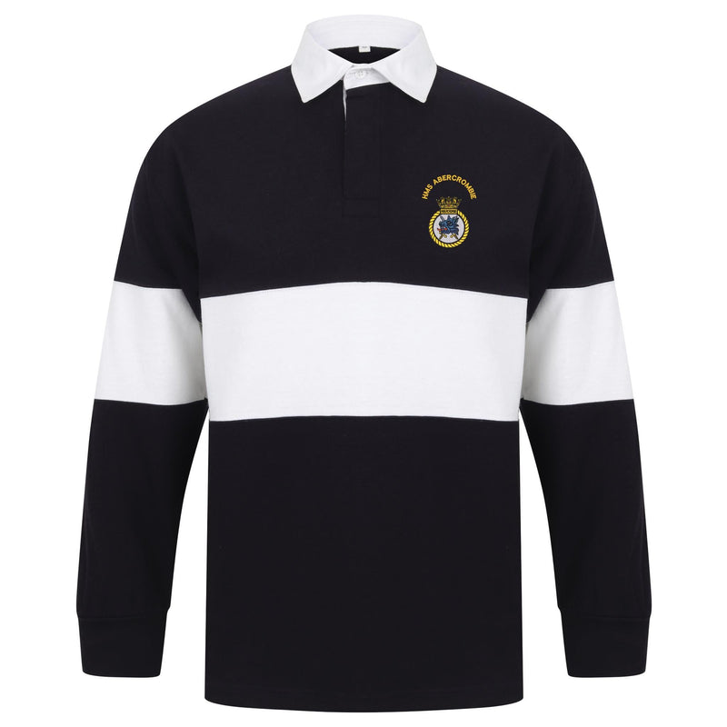 HMS Abercrombie Long Sleeve Panelled Rugby Shirt