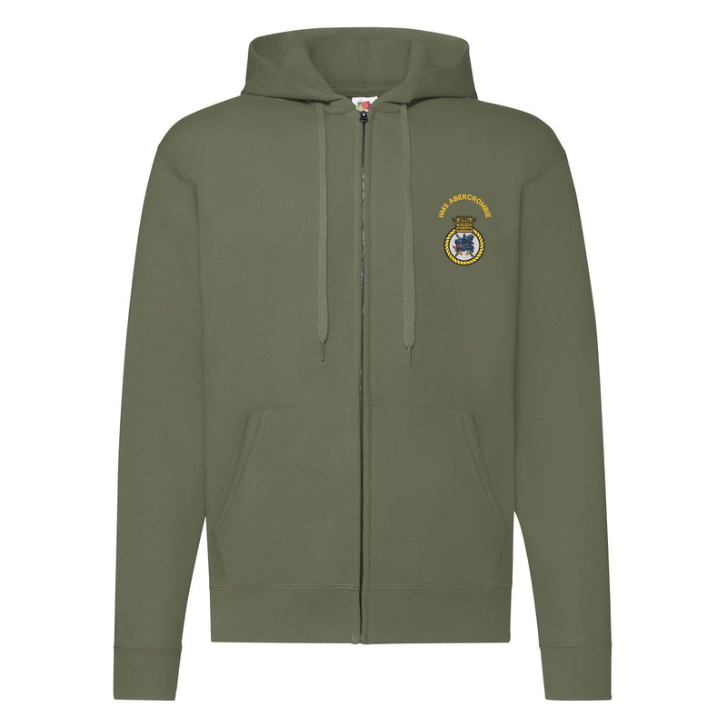 HMS Abercrombie Zipped Hoodie