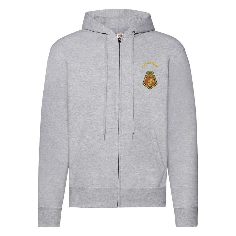 HMS Achilles Zipped Hoodie