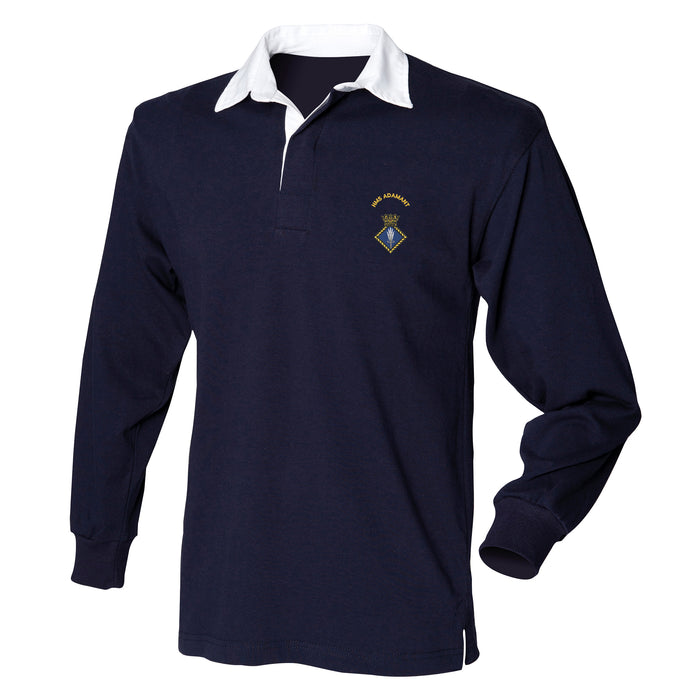 HMS Adamant Long Sleeve Rugby Shirt