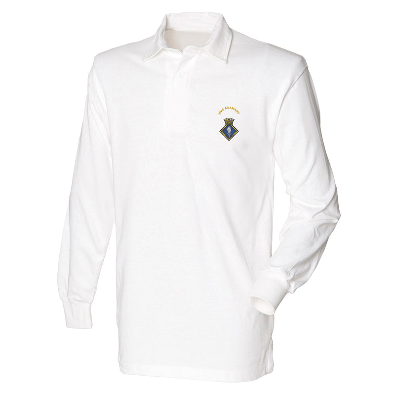HMS Adamant Long Sleeve Rugby Shirt