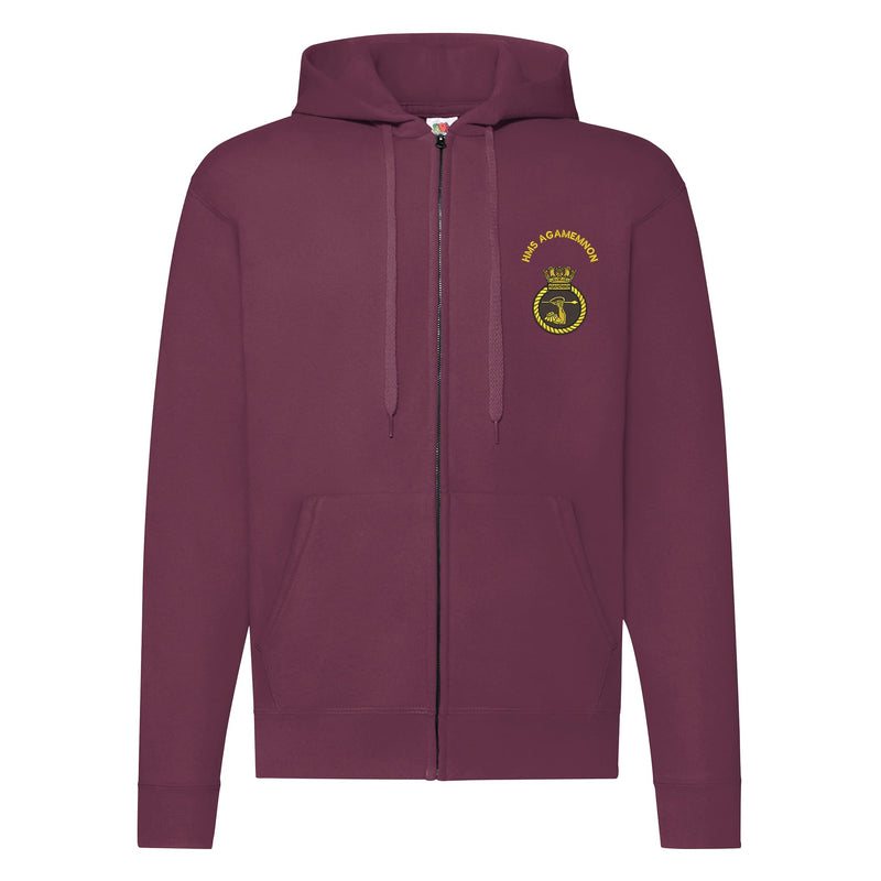 HMS Agamemnon Zipped Hoodie