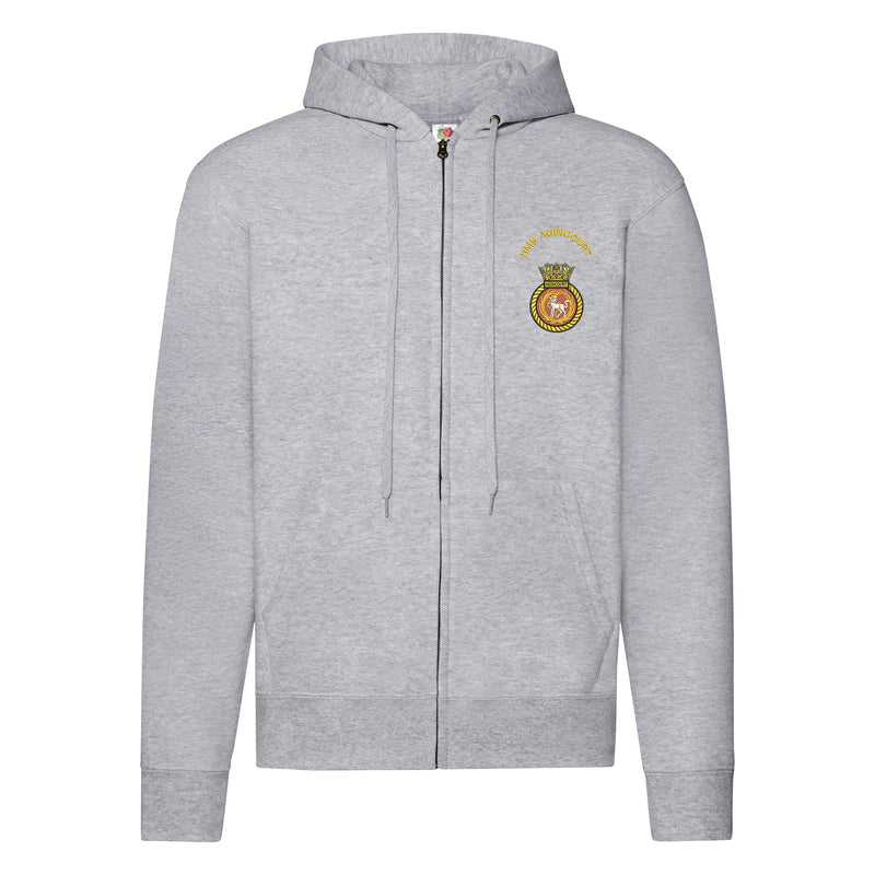 HMS Agincourt Zipped Hoodie