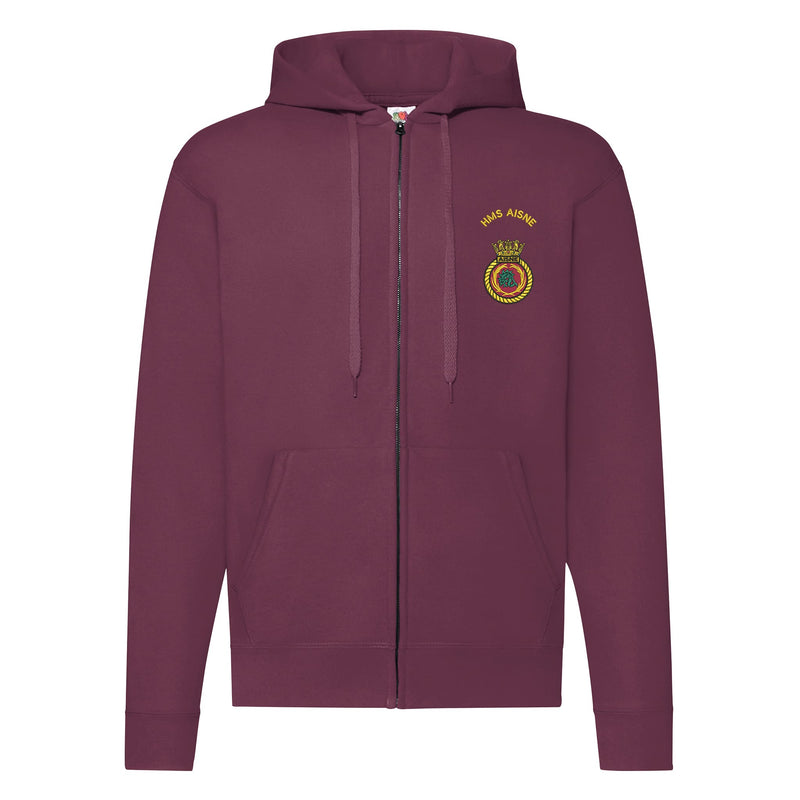 HMS Aisne Zipped Hoodie