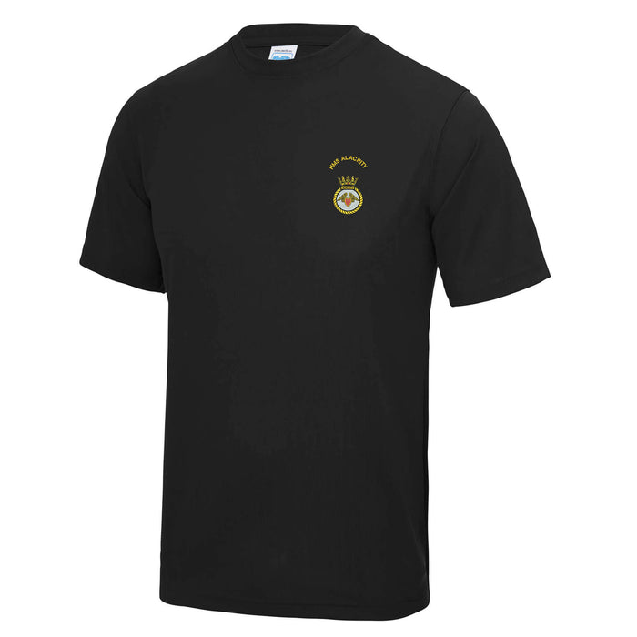 HMS Alacrity Polyester T-Shirt