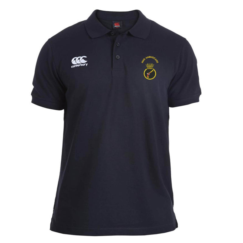 HMS Ambuscade Canterbury Rugby Polo