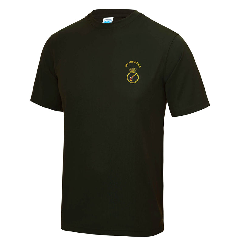 HMS Ambuscade Polyester T-Shirt