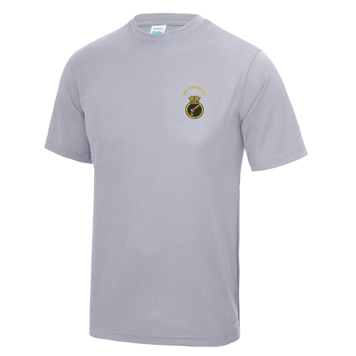 HMS Ambuscade Polyester T-Shirt