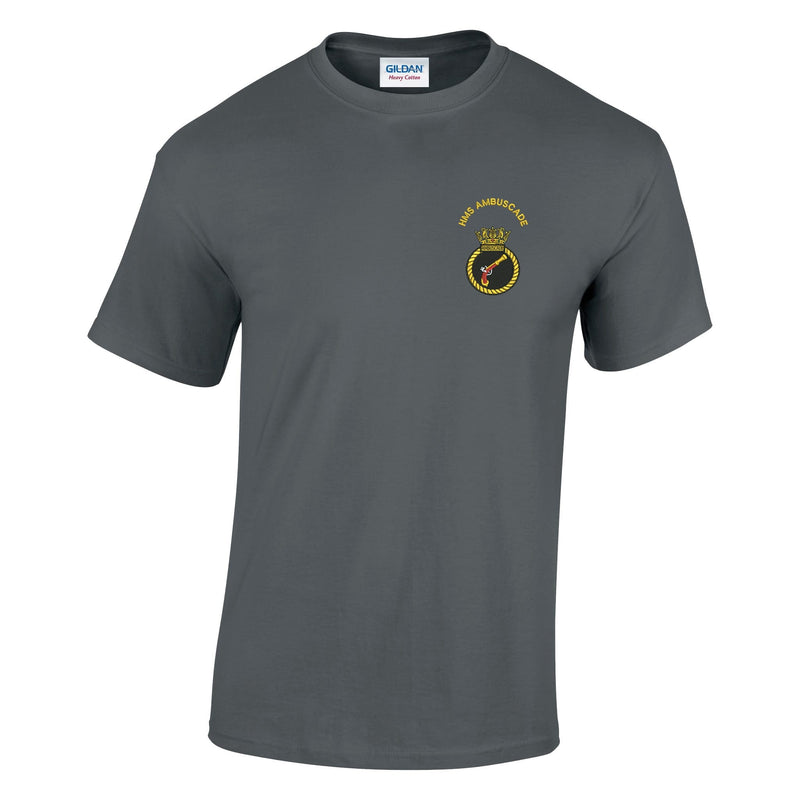 HMS Ambuscade Cotton T-Shirt