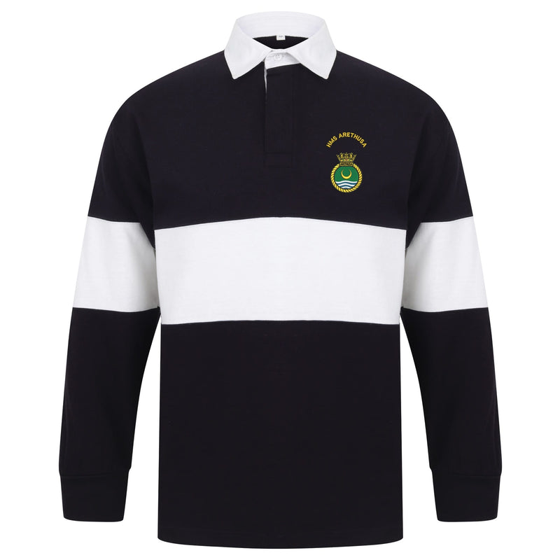 HMS Arethusa Long Sleeve Panelled Rugby Shirt