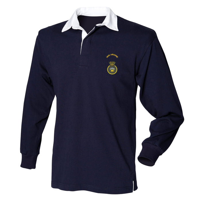 HMS Ariadne Long Sleeve Rugby Shirt