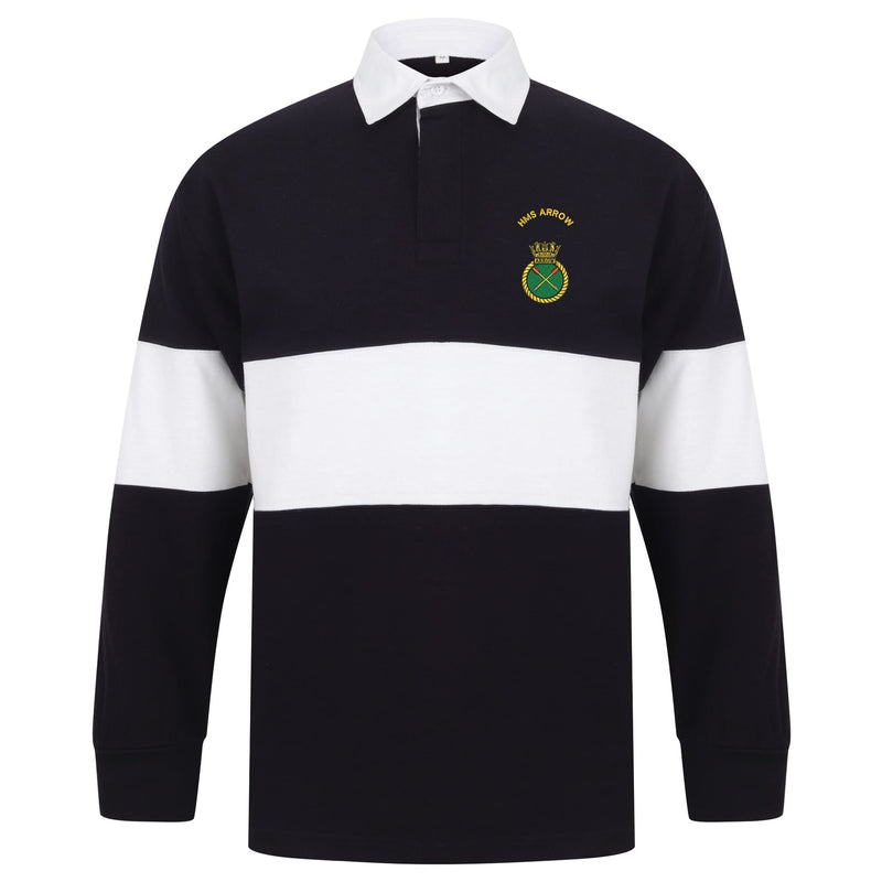 HMS Arrow Long Sleeve Panelled Rugby Shirt