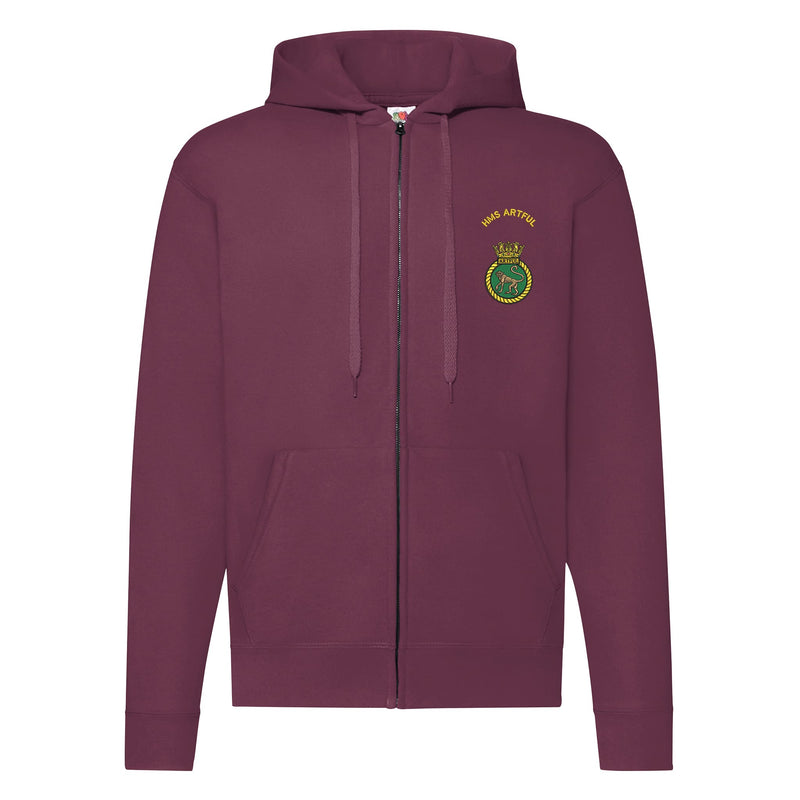 HMS Artful Zipped Hoodie