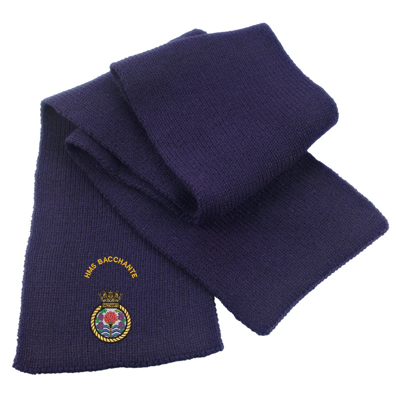 HMS Bacchante Heavy Knit Scarf