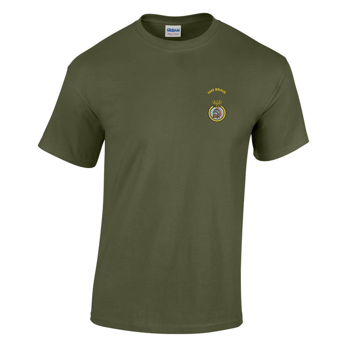HMS Brave Cotton T-Shirt
