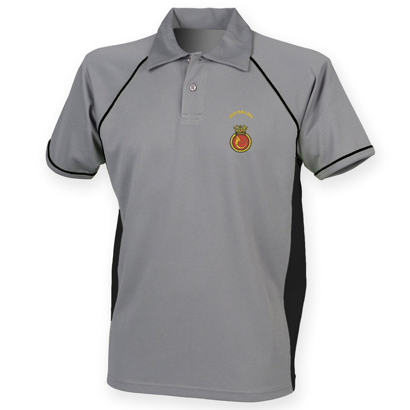 HMS Brazen Performance Polo