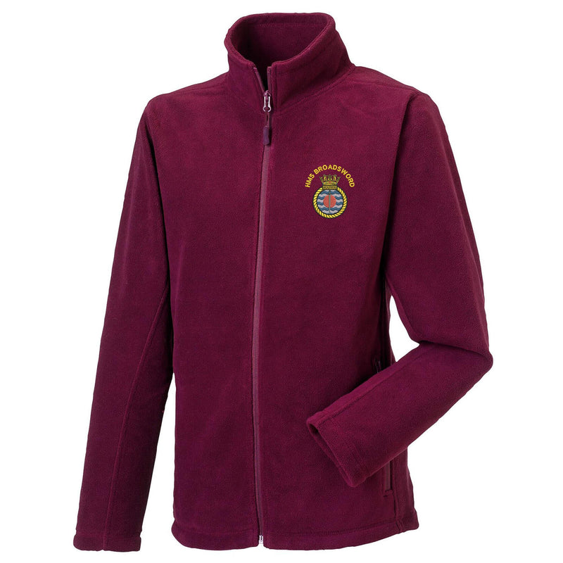 HMS Broadsword Regatta Fleece