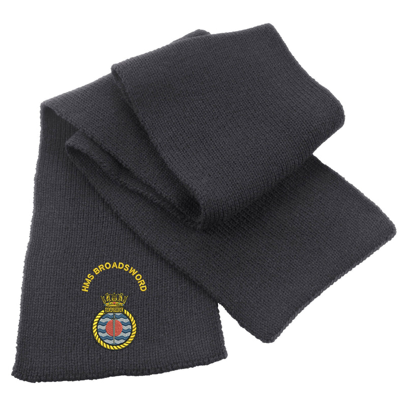 HMS Broadsword Heavy Knit Scarf