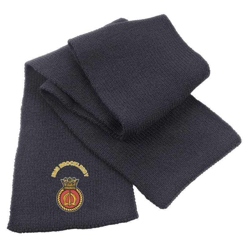 HMS Brocklesby Heavy Knit Scarf