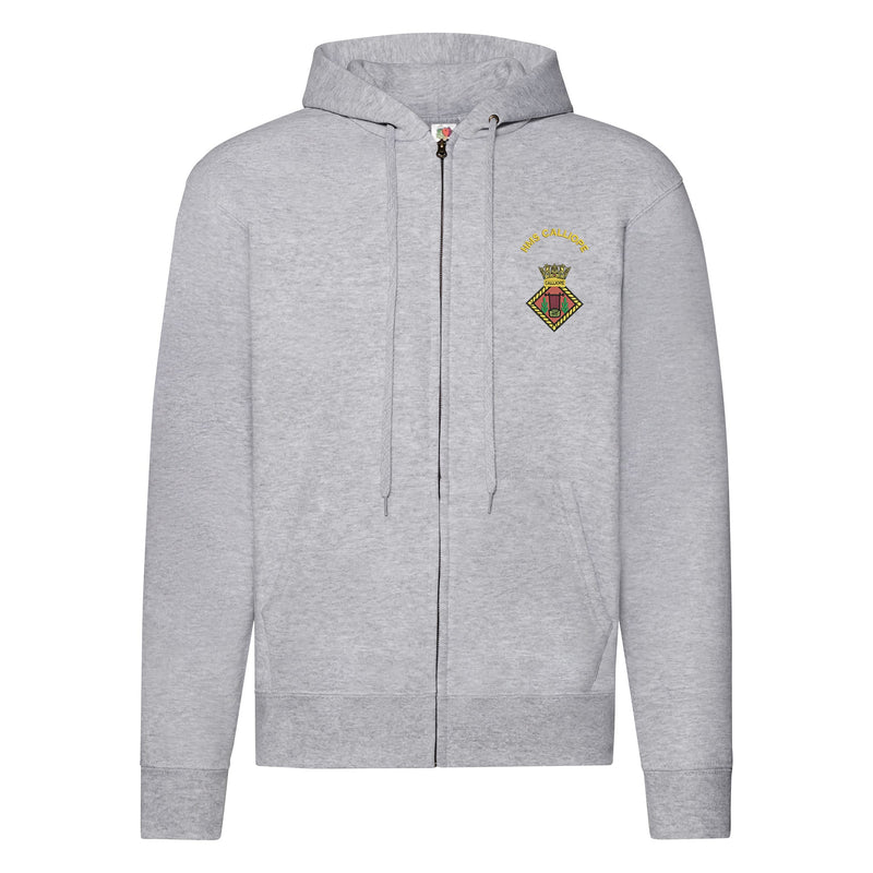 HMS Calliope Zipped Hoodie