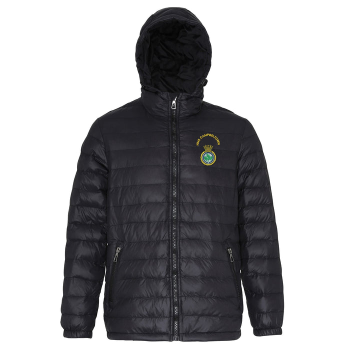 HMS Campbeltown Hooded Contrast Padded Jacket