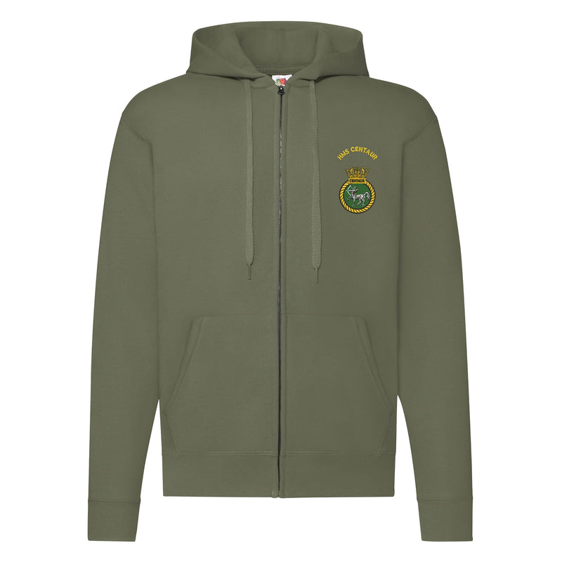 HMS Centaur Zipped Hoodie