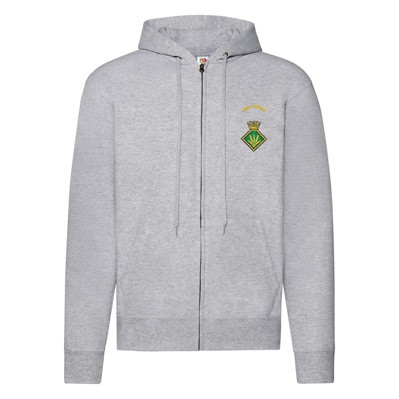 HMS Ceres Zipped Hoodie