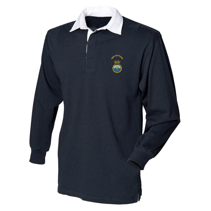 HMS Chatham Long Sleeve Rugby Shirt