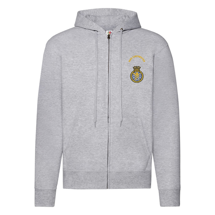 HMS Chichester Zipped Hoodie