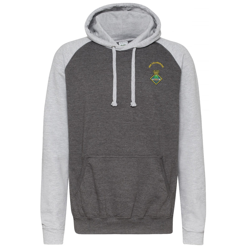 HMS Collingwood Contrast Hoodie