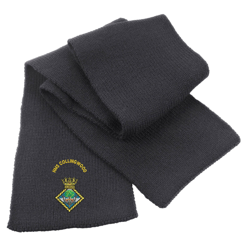 HMS Collingwood Heavy Knit Scarf